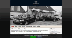 Desktop Screenshot of jensen-biler.dk